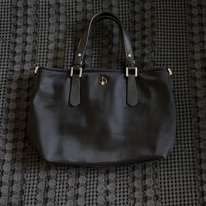 Kate Spade Black Nylon Mini Tote Bag